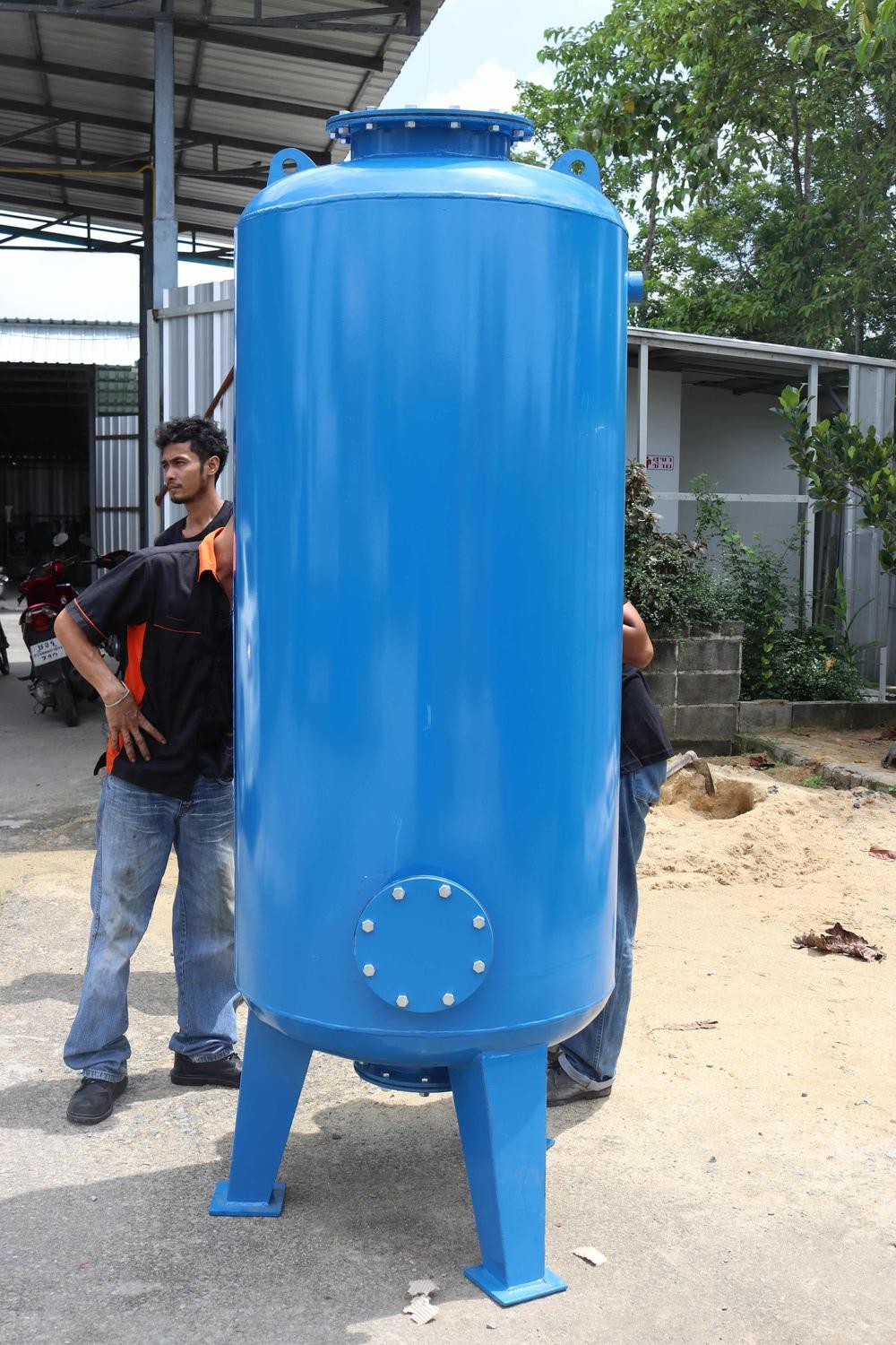 ถังกรองเหล็ก40นิ้ว 100cm. x 150cm. x 6 mm