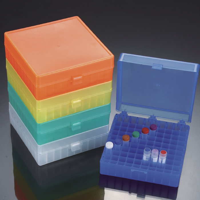 กล่องเก็บหลอดไมโครทิวป์ 100 ช่อง Microtube Storage Box 100-well