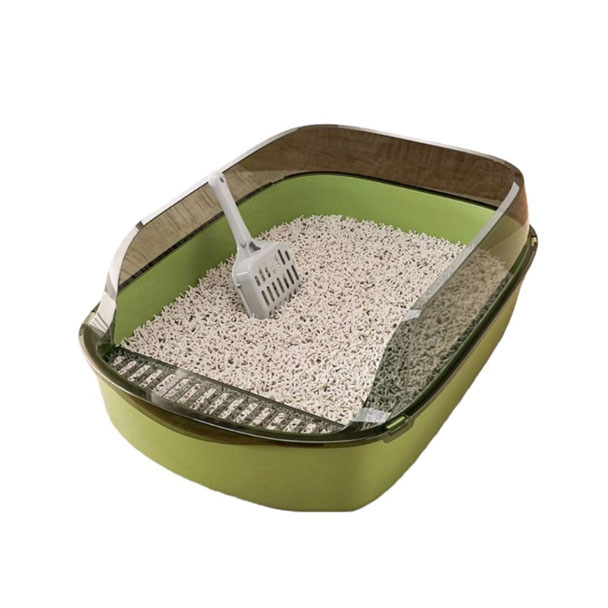 Aureum 21-00021-23 กระบะทรายแมว แบบเปิดโล่ง (คละสี) **ไม่แถมที่ตักทราย**