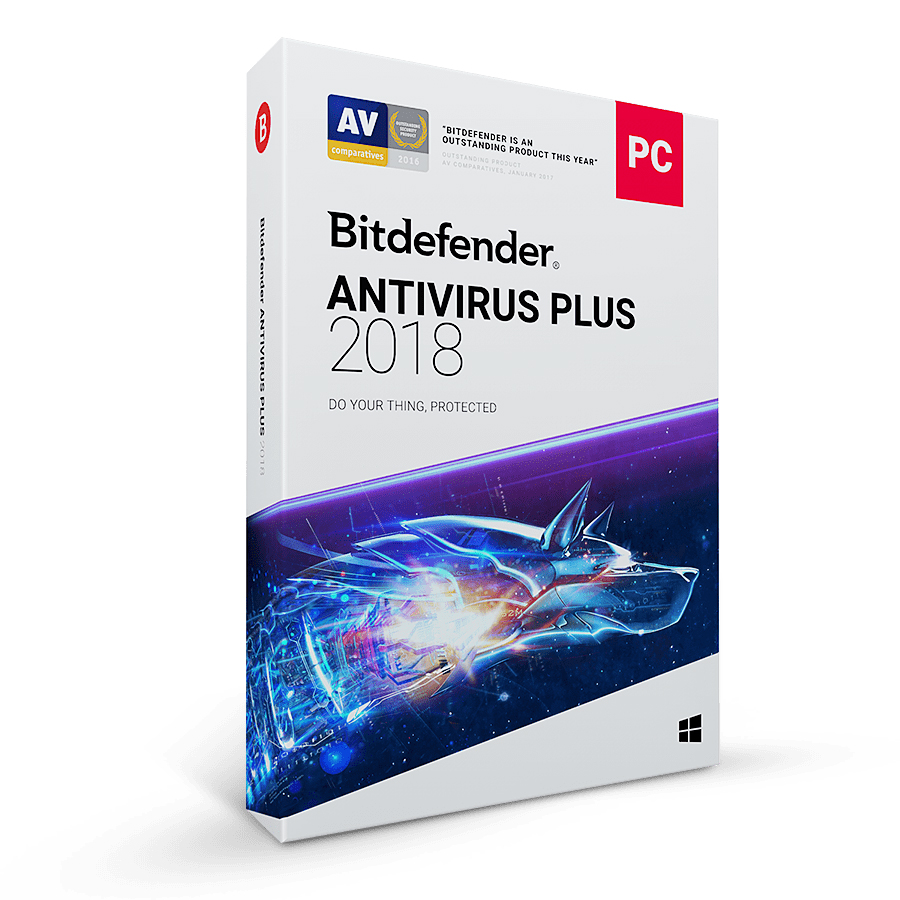 Bitdefender Antivirus Plus 2018 (1 Year , 1 PC)