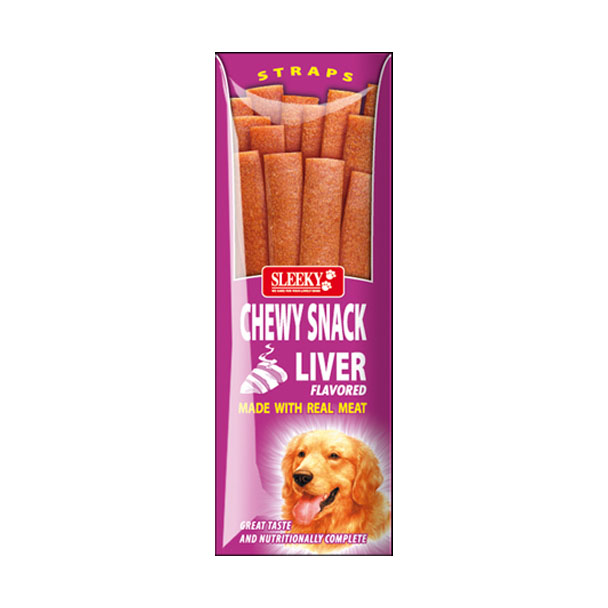 Sleeky ชิววี่แผ่นตับ 50 g.