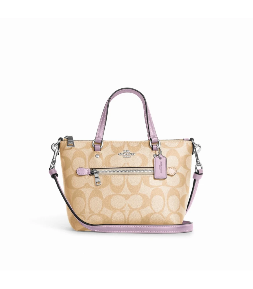 กระเป๋าสะพายข้าง COACH CA721 MINI GALLERY CROSSBODY IN SIGNATURE CANVAS (SVUDV) [CA721SVUDV]