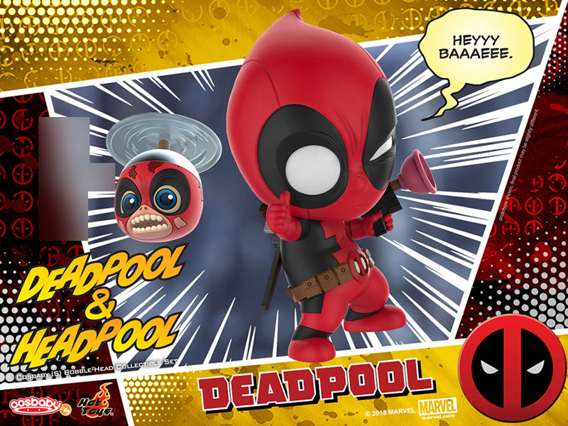 Marvel Comics - CosBaby Size S Deadpool & Headpool [ของแท้]