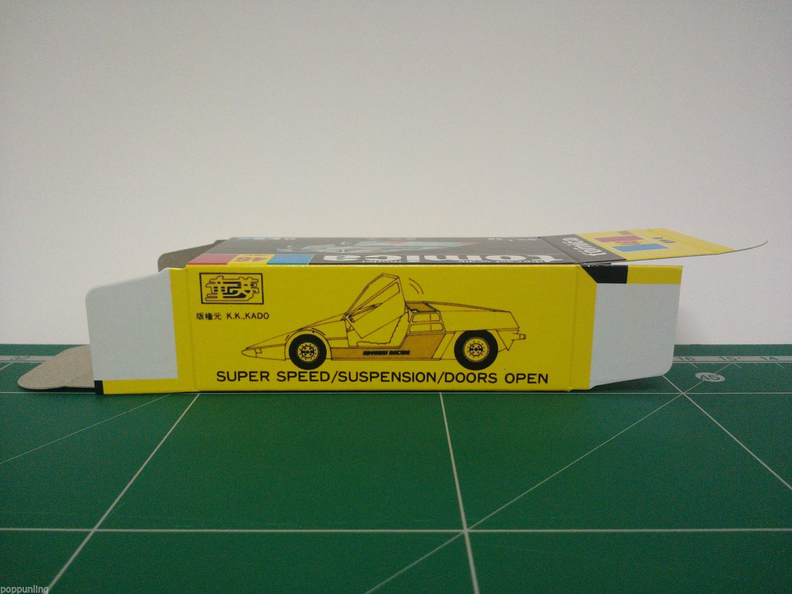 กล่องพิมพ์ Reproduction Box สำหรับ Tomica Black Box No.46 DOME-0 (กล่องเปล่า, ไม่มีรถ)