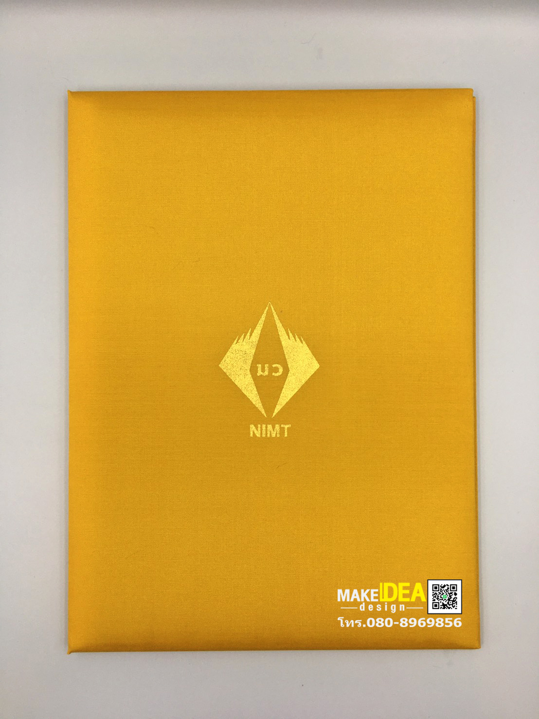 ปกผ้าไหมใส่ใบประกาศ ขนาด A4