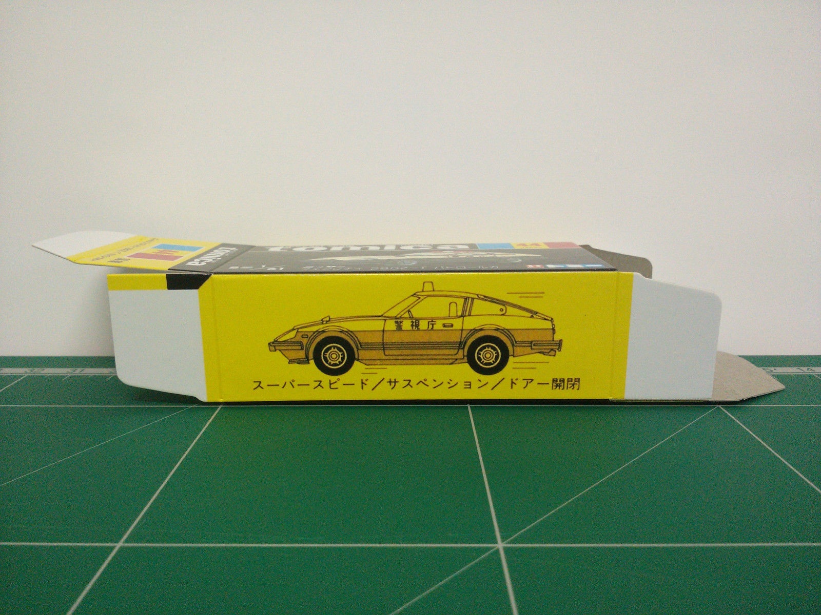 กล่องพิมพ์ Reproduction Box สำหรับ Tomica Black Box No.44 Nissan Fairlady 280Z-T Patrol Car (กล่องเปล่า, ไม่มีรถ)