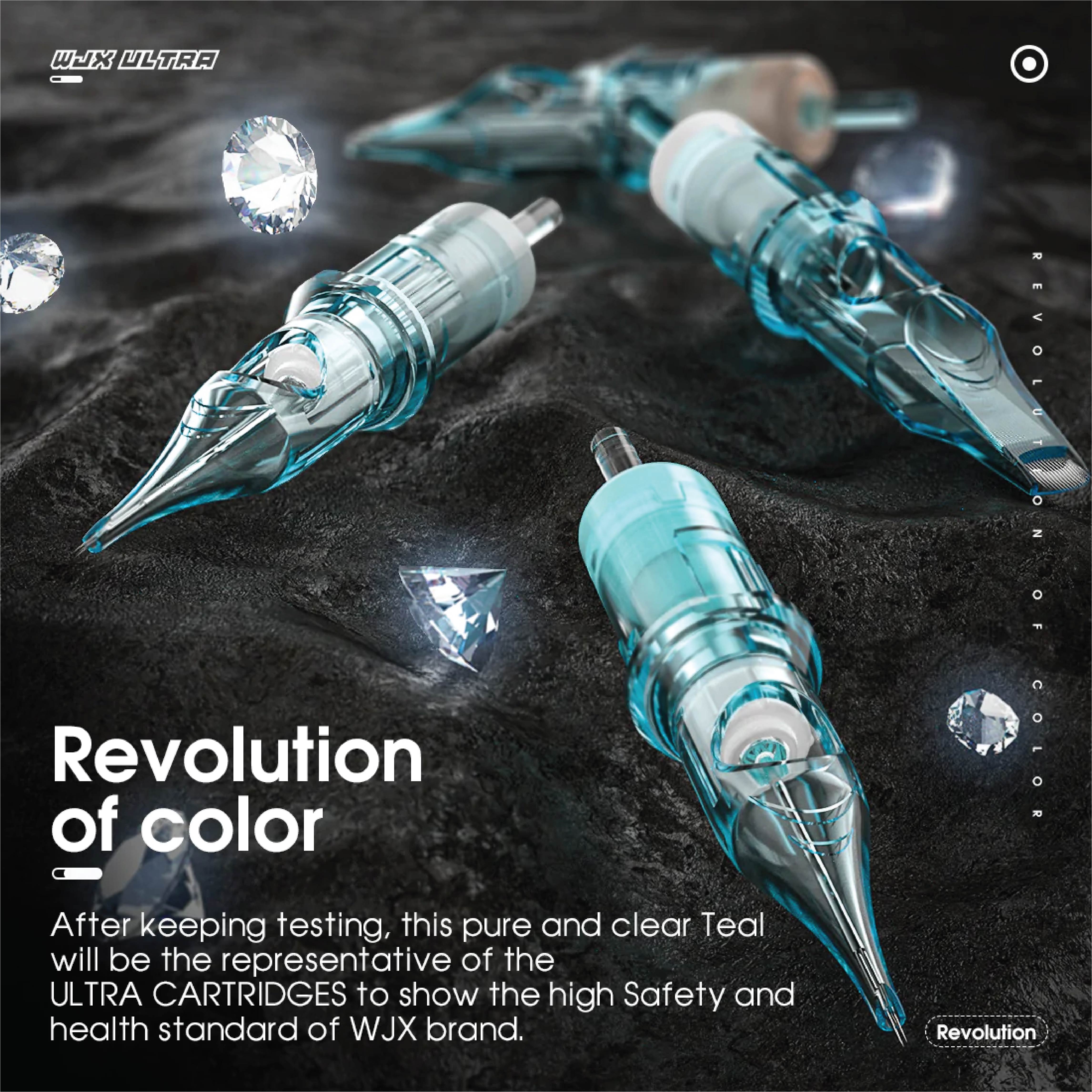 WJX ULTRA Tattoo Cartridges Needles บรรจุ 5 pcs/box WJX ULTRA Tattoo Cartridges Needles บรรจุ 5 pcs/box