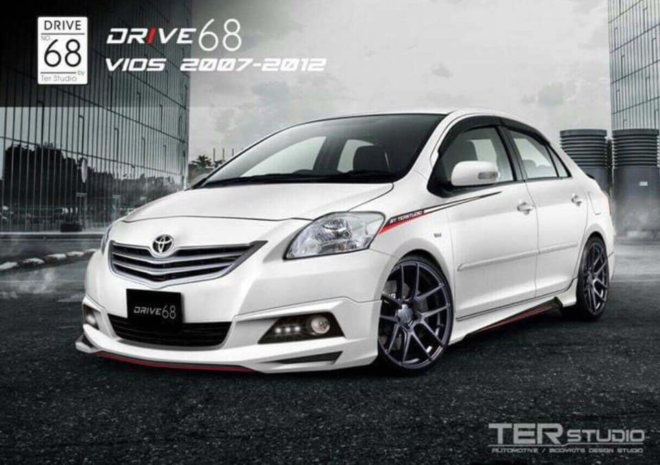 ชุดแต่งรอบคัน Vios 2008-2012 ทรง Drive68
