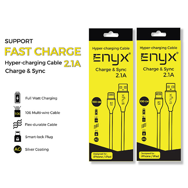 สายชาร์จ ENYX Hyper Charging 2.1A iPhone