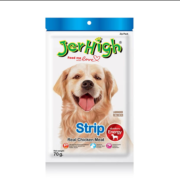 Jerhigh สตริพส์ไก่ 70 g.