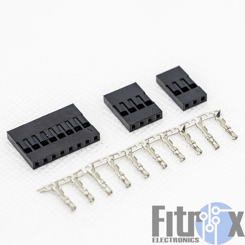 2.54mm Female Crimp Terminal Pinhead แถวเดี่ยว (แพ็ค)