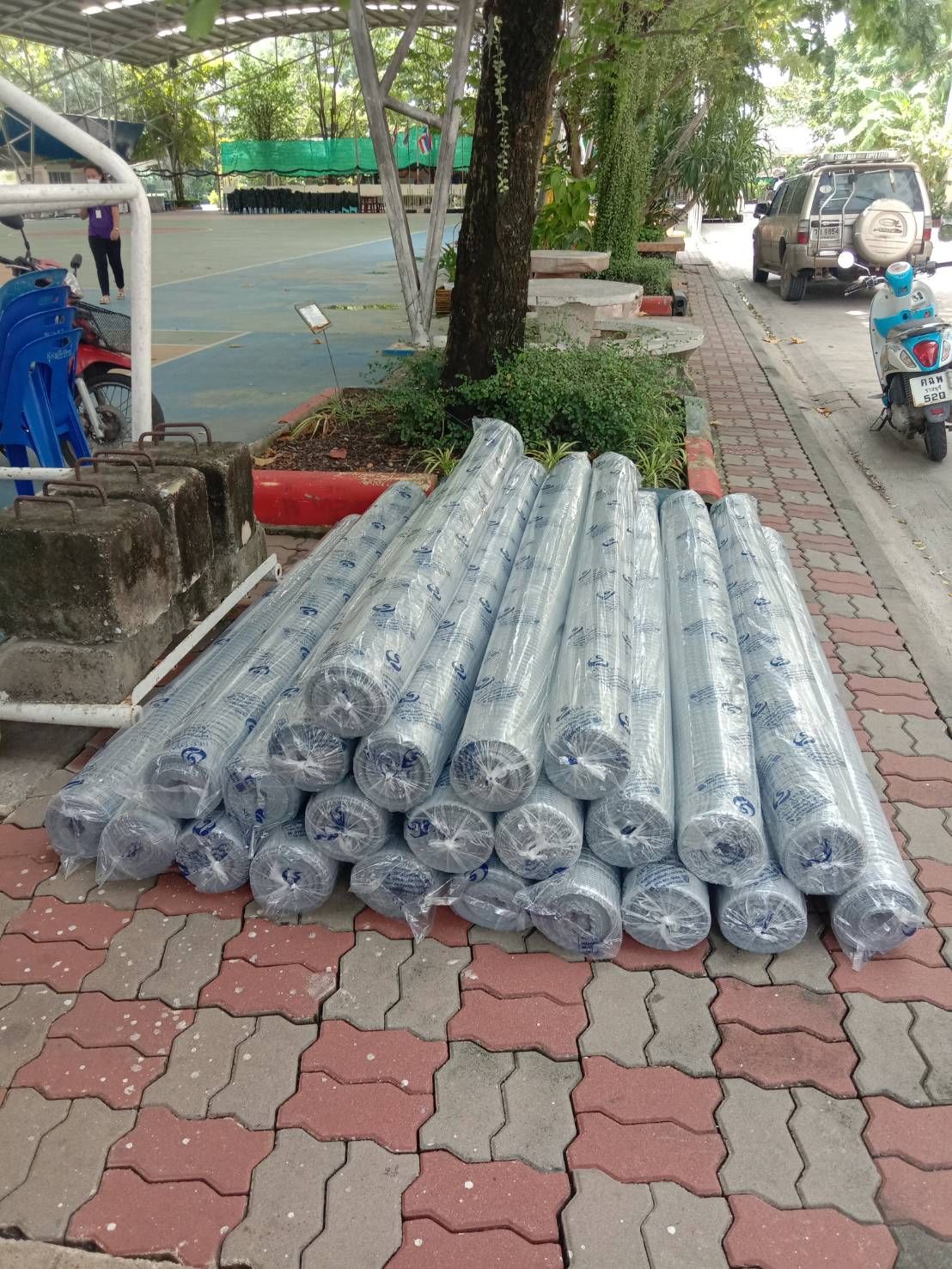 ตาข่ายกันนก PP เกรด A เคลือบ uv สีบอร์นใส ขนาด 2x30 เมตร(60 ตรม.) (พร้อมส่ง)