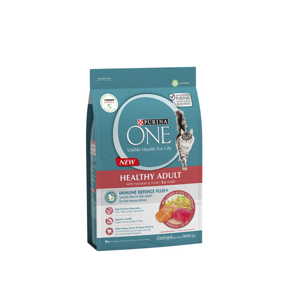 Purina One แซลมอนและปลาทูน่า 380 g.
