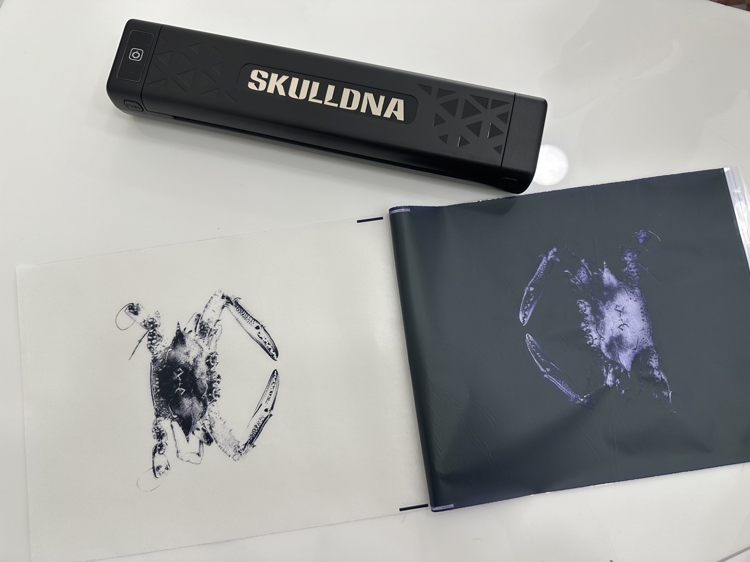 เครื่องลอกลายSKULL DNA เครื่องลอกลายSKULLDNA SP20 WIRELESS PRINTER BLACK
