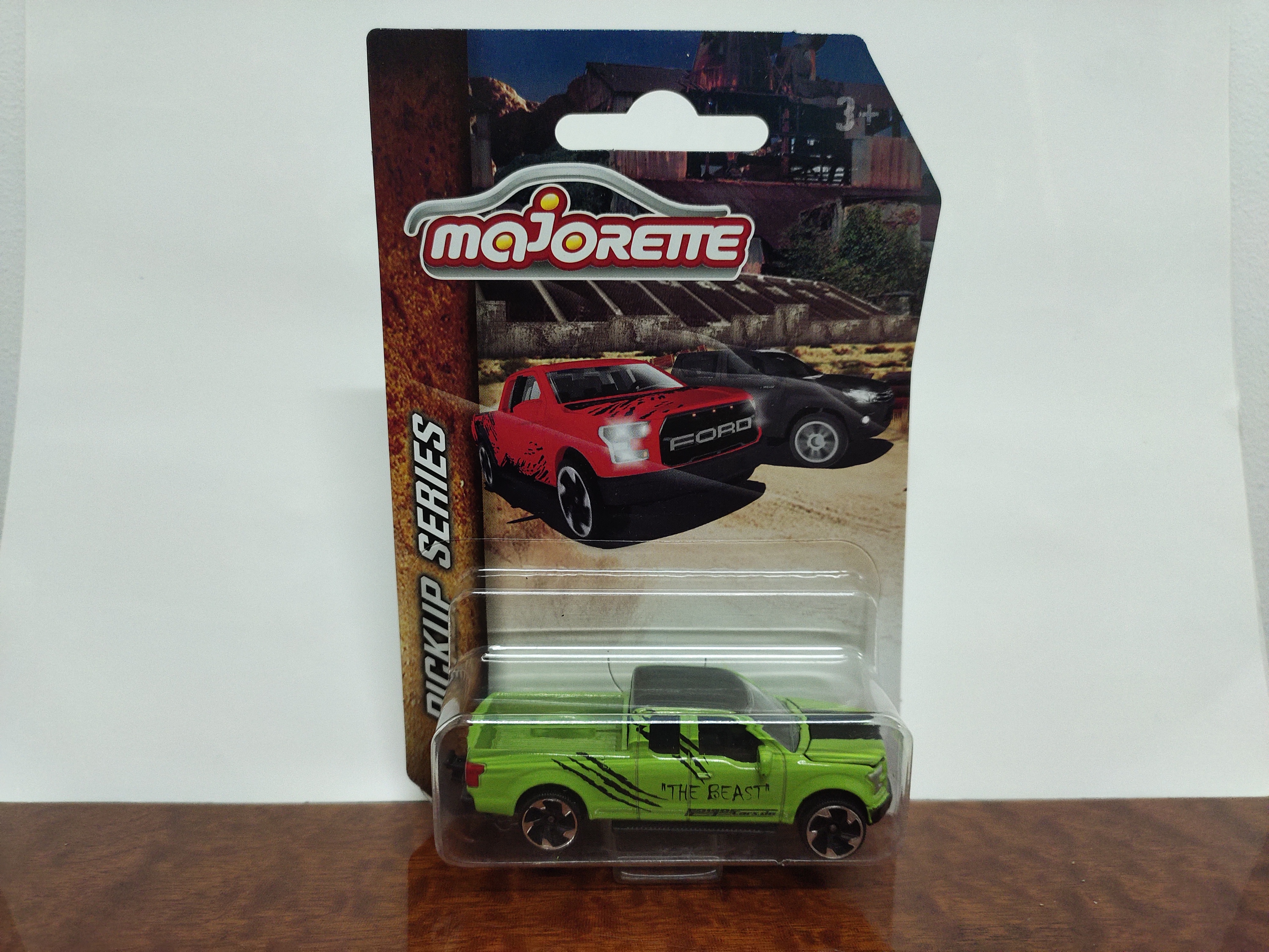 Majorette Pickup Series Ford F-150 สีเขียวดำ