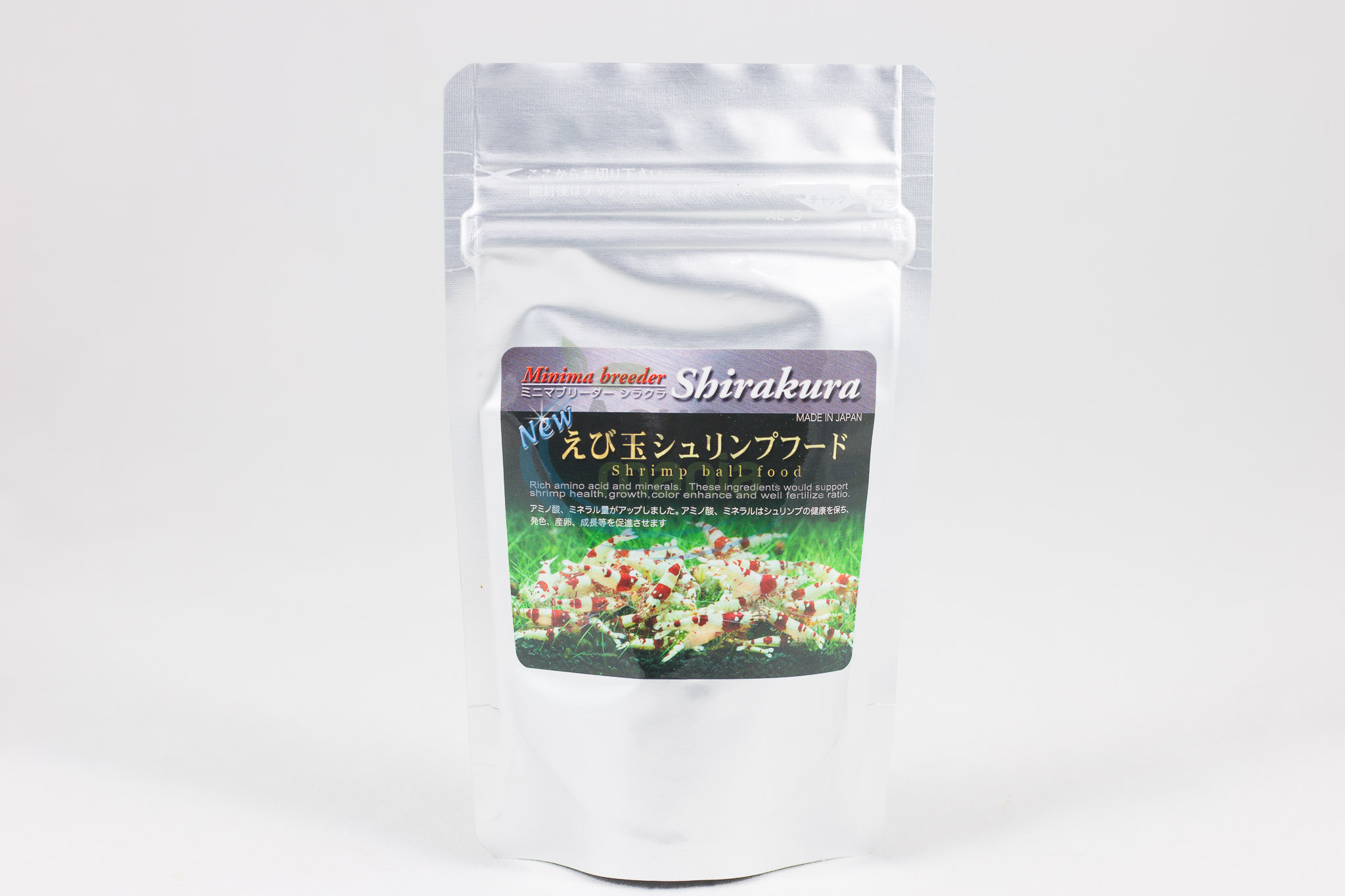 อาหารกุ้งเรดบี Shirakura Ebi Dama 80g