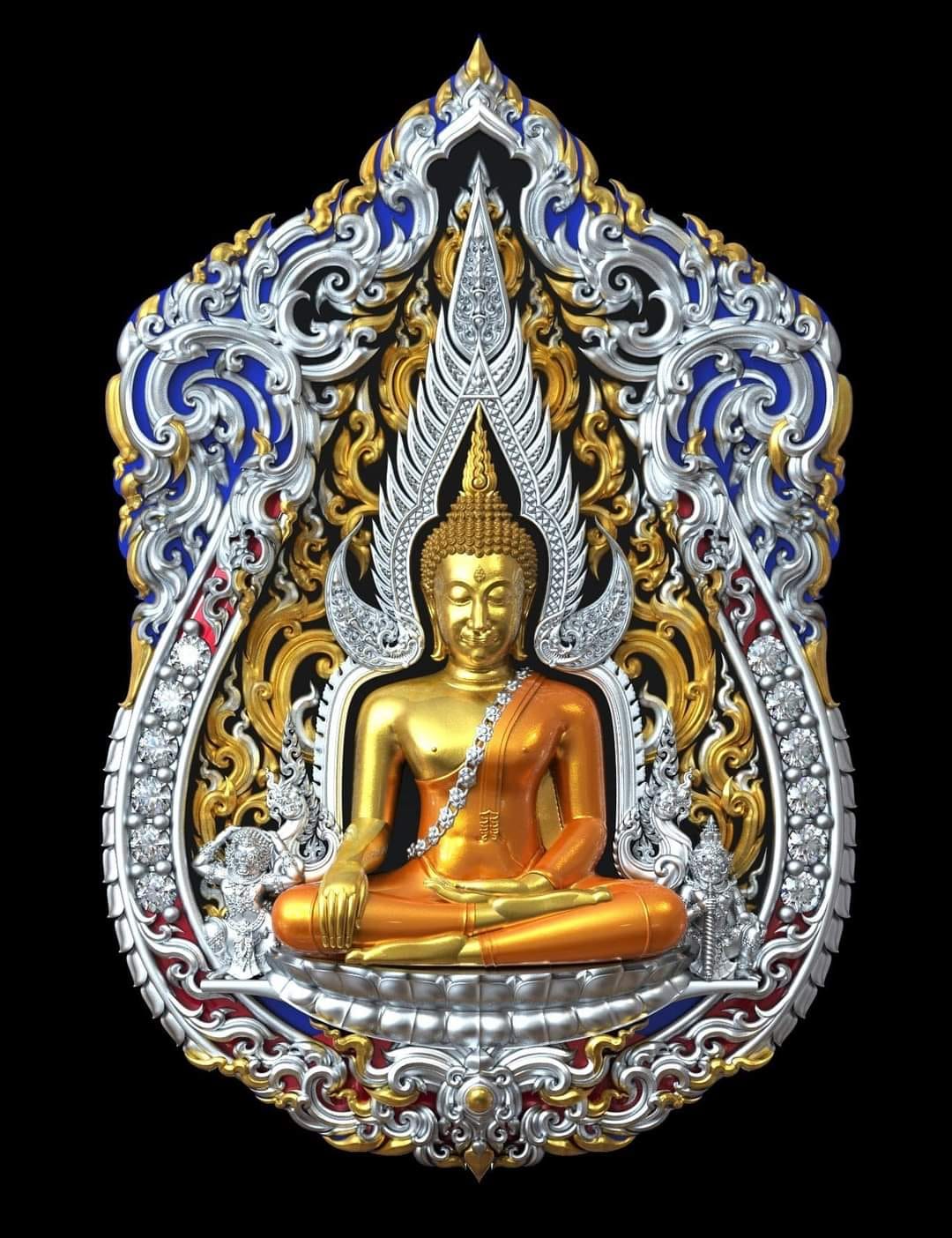 พระพุทธชินราช + สมเด็จพระนางพญาเรือนแก้ว #รุ่นจักรพรรดิซุ้มเรือนแก้ว (ยกลัง พร้อมส่ง)