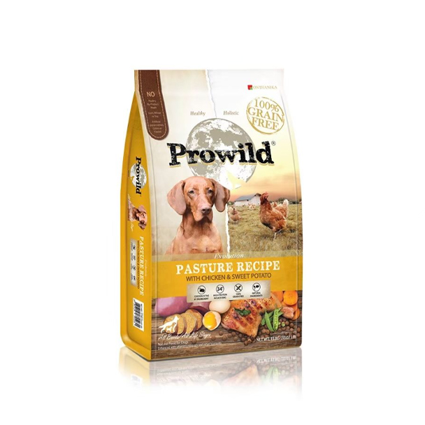 Prowild PEP15 Evolution Pasture Recipe ไก่และมันหวาน 15 Kg (ภายในมีถุงย่อย 5 kg x 3 ถุง)