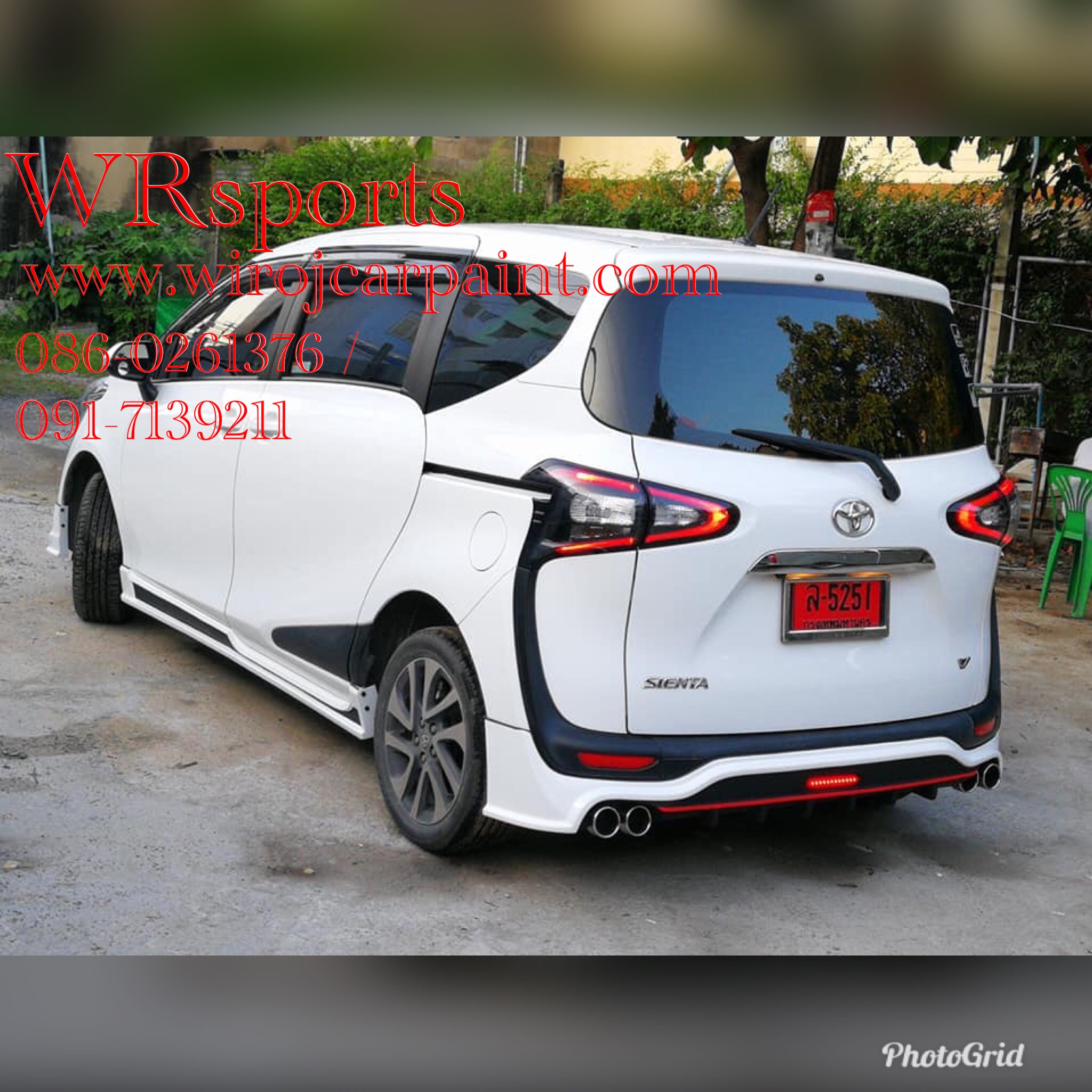 ชุดแต่งรอบคัน TOYOTA SIENTA 2017 MDP