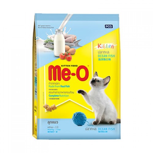 Me-O อาหารเม็ด (ลูกแมว-รสปลาทะเล) 6.8 kg.