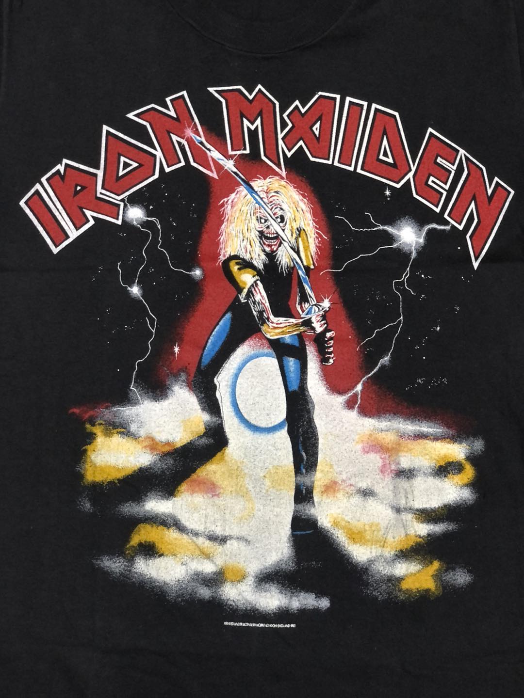 เสื้อวง Iron Maiden Maiden Japan Original Tour ปี 1981 Size S สินค้าลิขสิทธิ์แท้ 100%