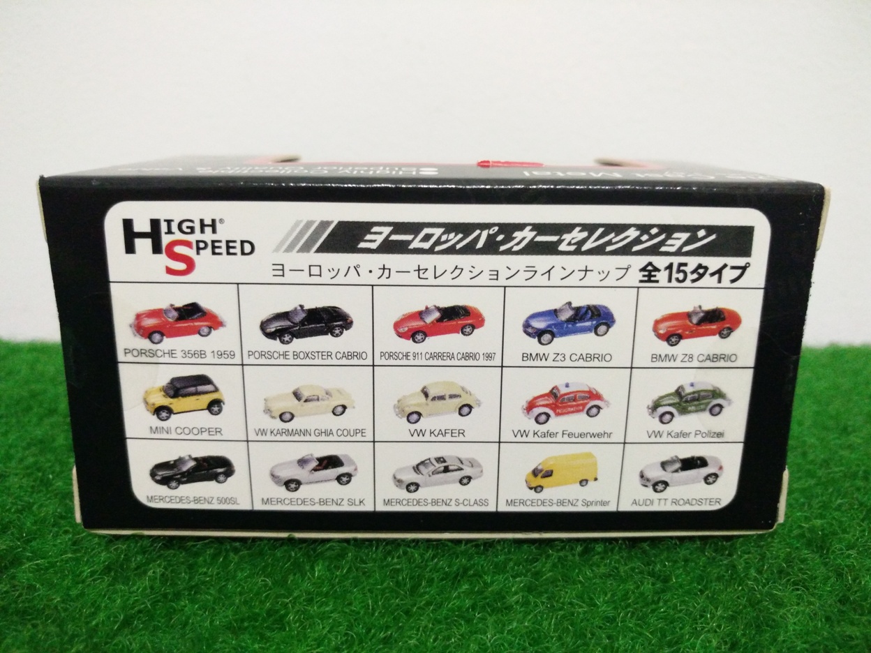 High Speed Die Cast Metal 1:87 VW Kafer (European Car Collection)
