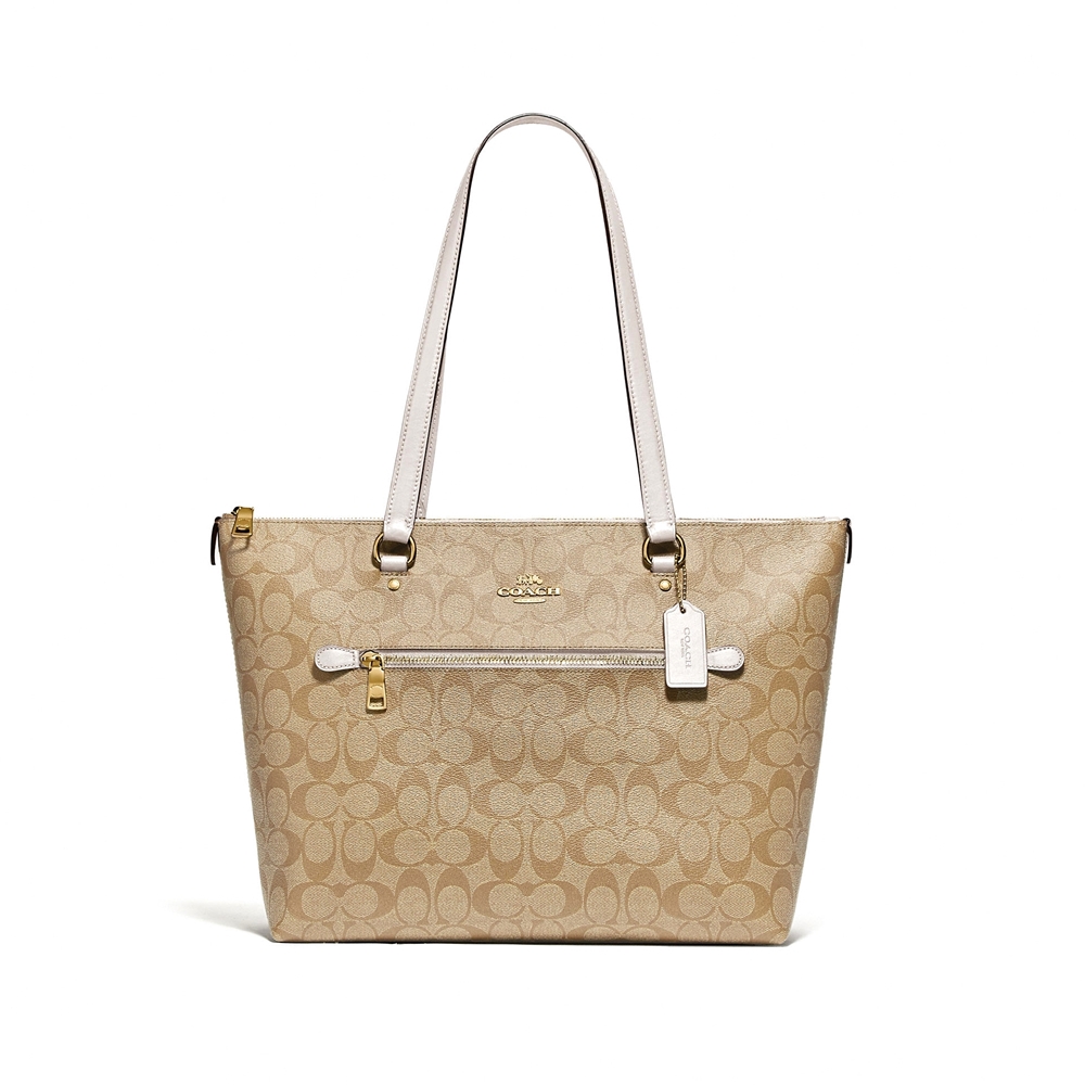 COACH F79609 GALLERY TOTE IN SIGNATURE CANVAS (IMDQC) [F79609IMDQC]
