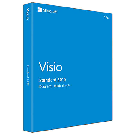 MICROSOFT VISIO STANDARD: VISIO STANDARD 2016 SNGL OLP NL 32/64 Bit