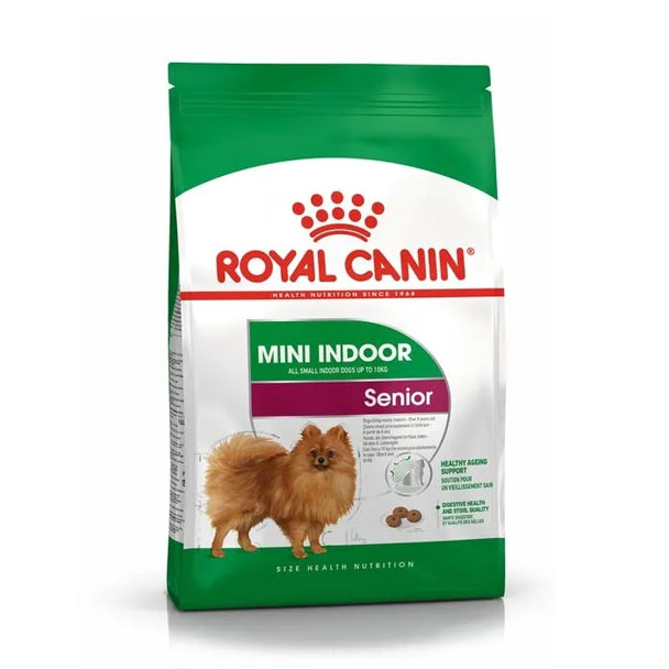 Mini Indoor Senior สุนัขแก่พันธุ์เล็กเลี้ยงในบ้าน 1.5 kg.