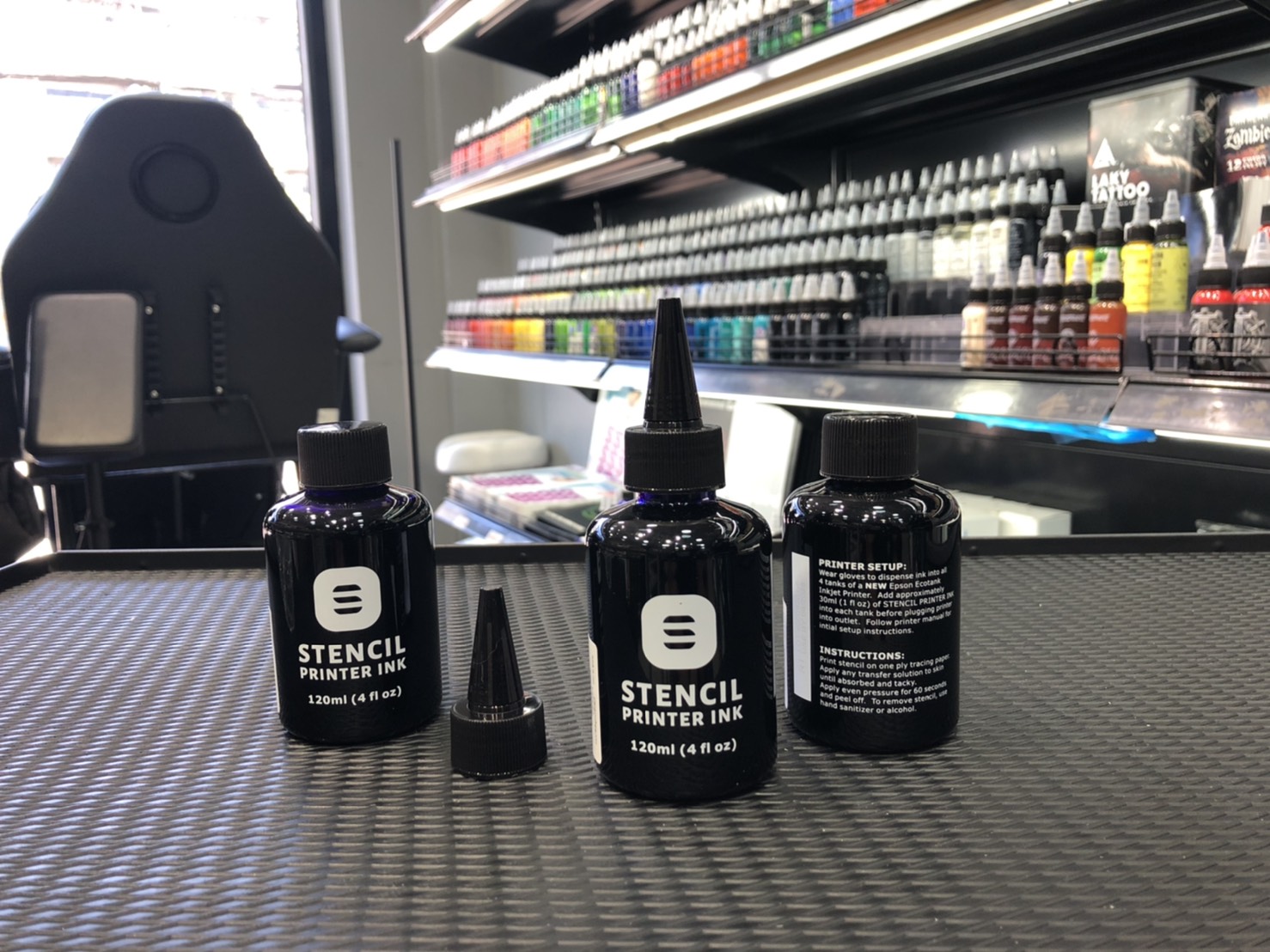 Stencil Printer Ink Tattoo (สำหรับEcotank Inkjet Printer) Stencil Printer Ink Tattoo 4 oz (สำหรับEcotank Inkjet Printer) หมึกปริ้นเตอร์ลอกลาย