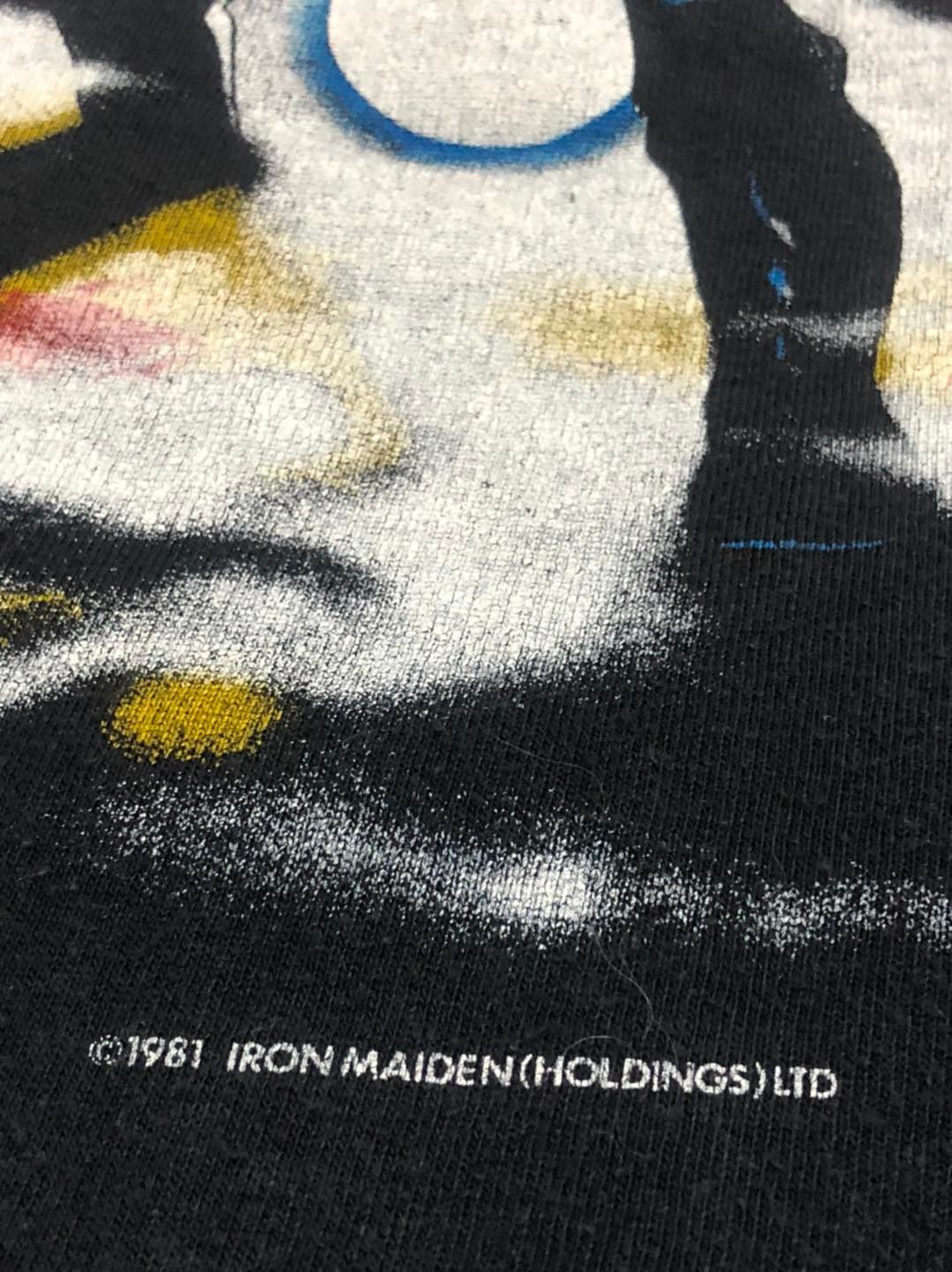 เสื้อวง Iron Maiden Maiden Japan ปี 1990 Size L ลิขสิทธิ์แท้ 100%
