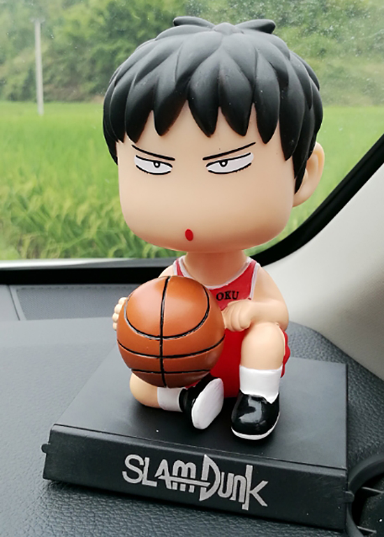 Slam Dunk - Rukawa Kaede Figure สำหรับติดหน้ารถยนต์