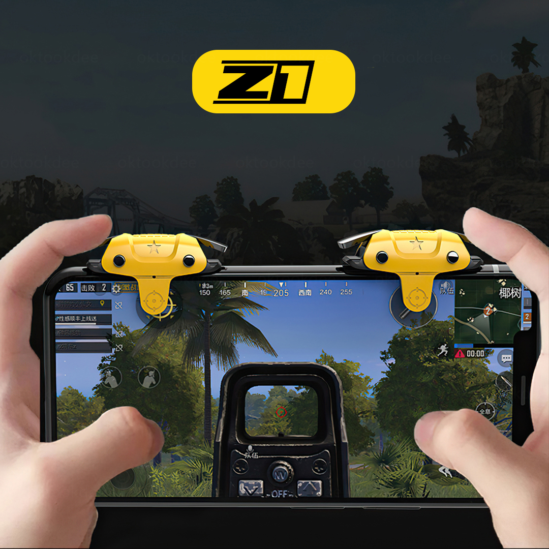 Z1 จอยไฟฟ้ากดรัวหน้าจอมือถือ จอยเล่นเกมมือถือ 1 ข้าง