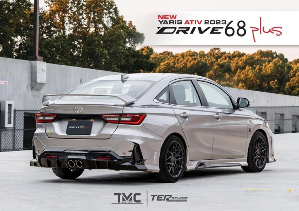 ชุดแต่งรอบคัน Yaris Ativ 2023 Drive68