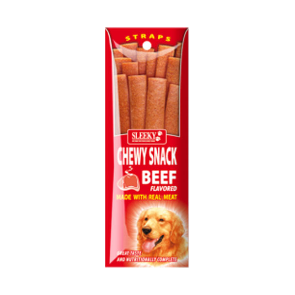 Sleeky ชิววี่แผ่นเนื้อ 50 g.