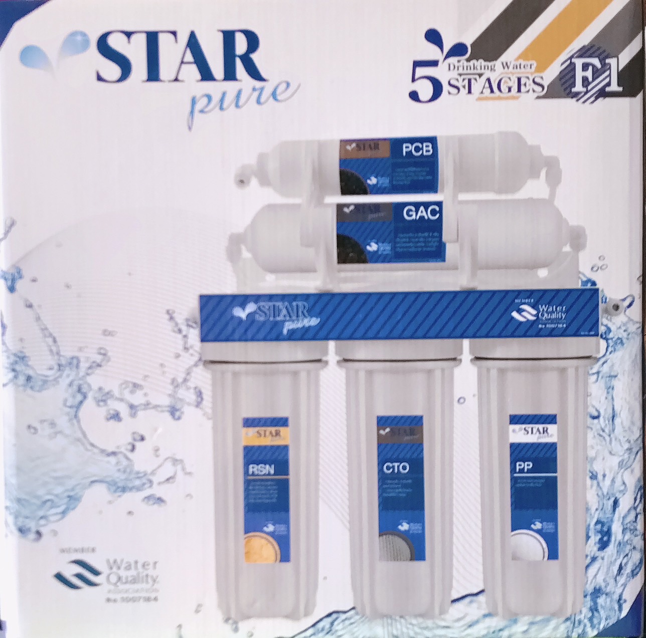 เครื่องกรองน้ำดื่ม 5 ขั้นตอน STAR PURE