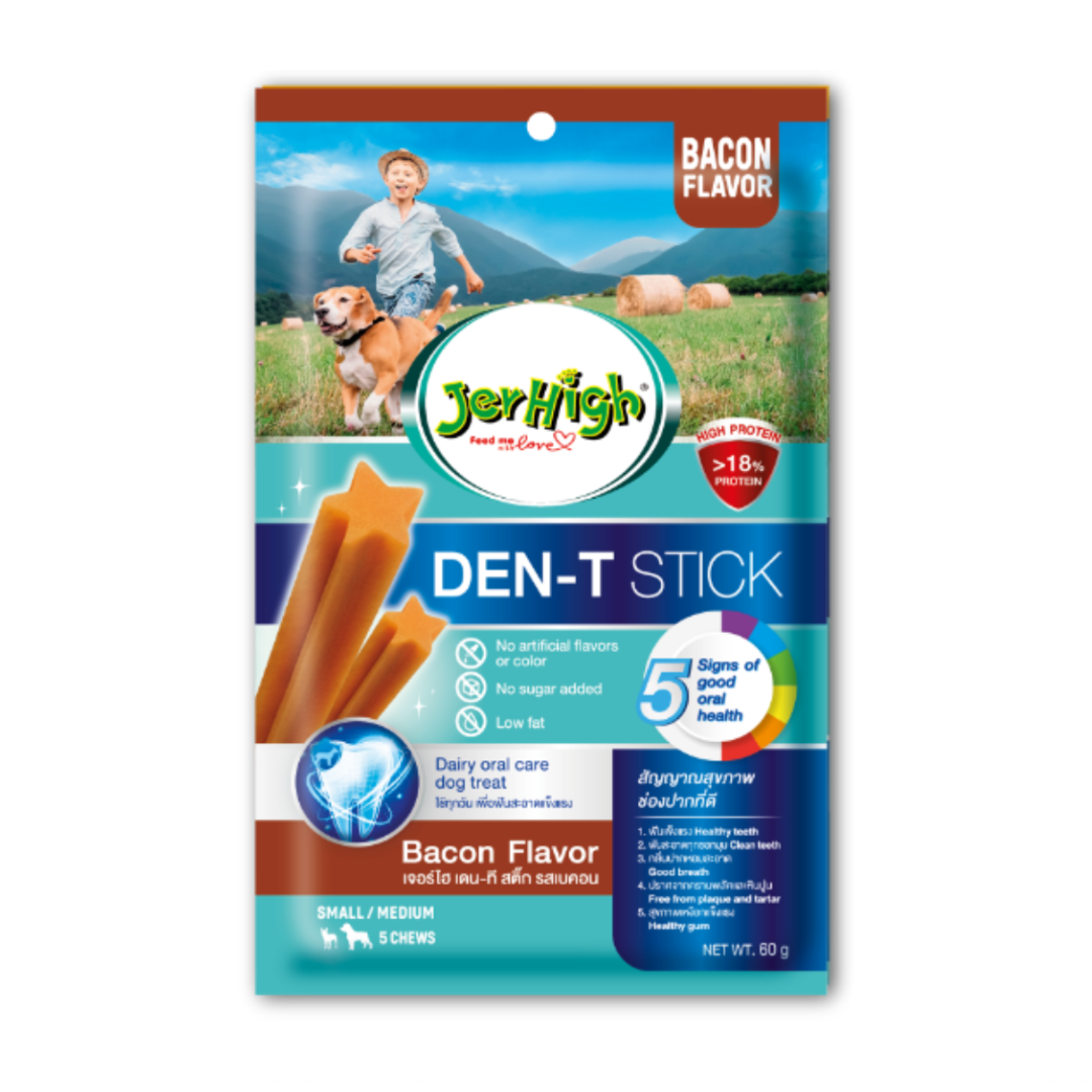 Jerhigh Den-T Stick รสเบคอน 70 g.