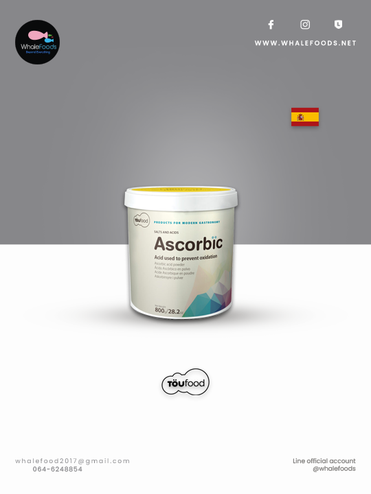 Salt And Acids - Toufood Ascorbic 800gr/pc