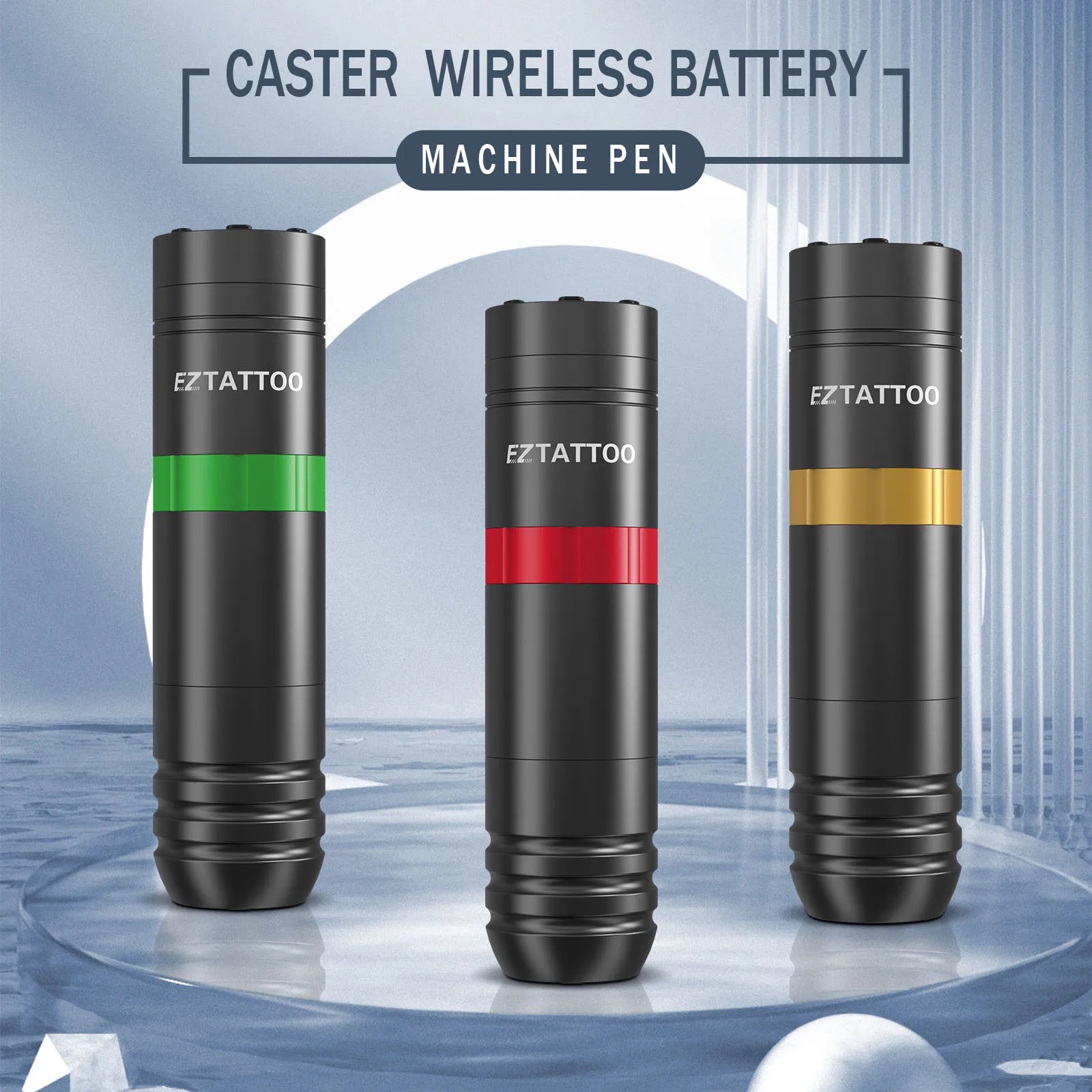 EZ CASTER เครื่องสักปากาไร้สายEZ CASTER Wireless Battery Tattoo Pen Machine