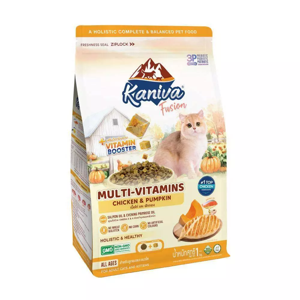Kaniva Fusion Multi-Vitamins ไก่และฝักทอง 1 Kg