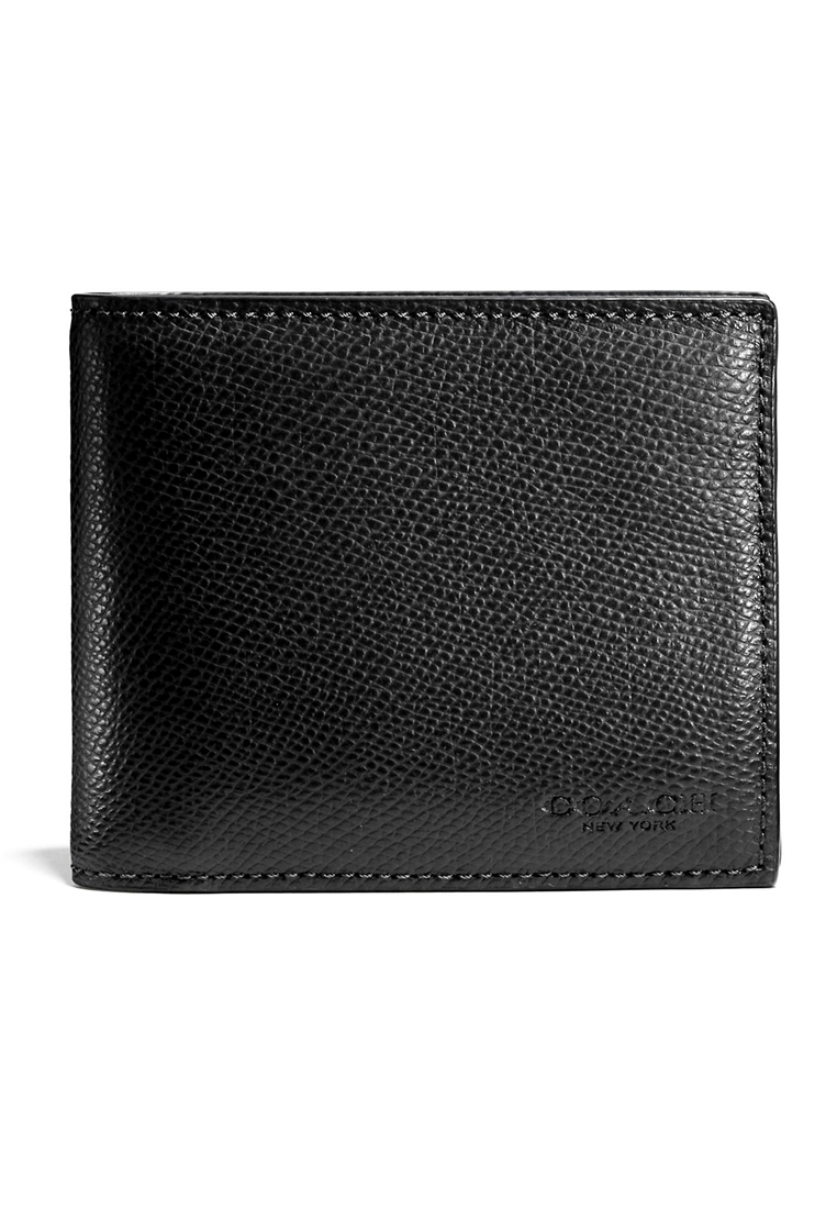 COACH F59112 COMPACT ID WALLET (BLK) [F59112BLK]