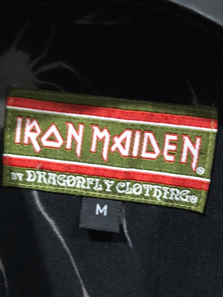 เสื้อวง Iron Maiden The Number Of The Beast Dragonfly Korea Size M