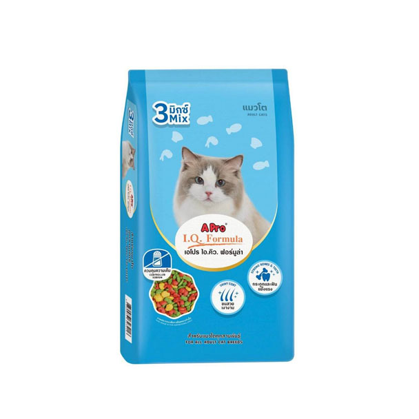 A-Pro IQ แมว-รสรวม 3 Mix 1 Kg.