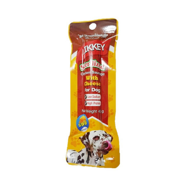 LIKKEY JK42 ไส้กรอก รสชีส 45 g.