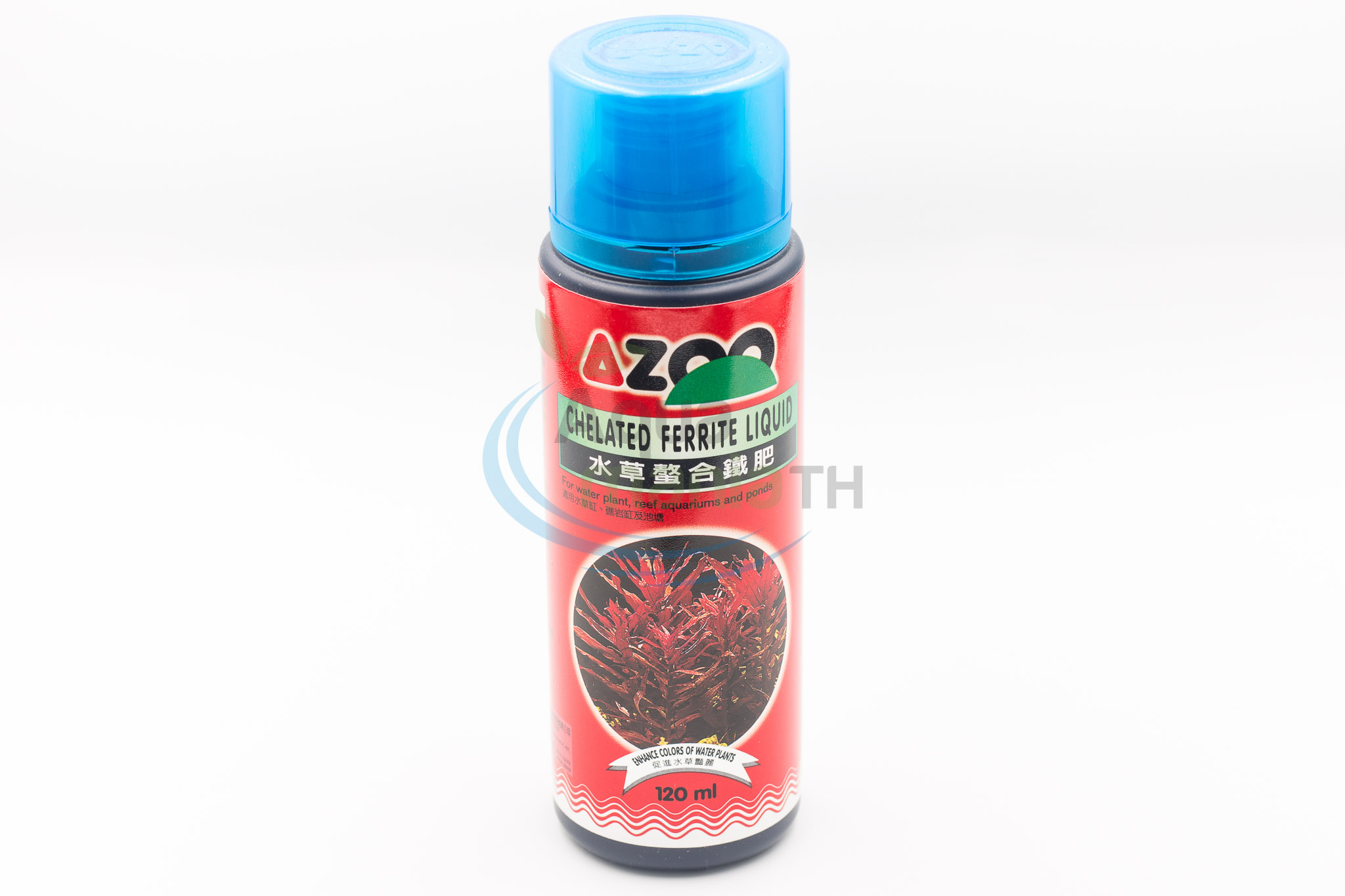 ปุ๋ยเร่งสีไม้แดงเสริมธาตุเหล็ก Azoo CHALATED FERRITE IRON LIQUID 120ml