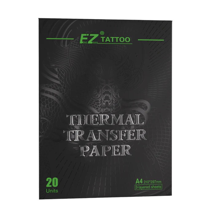 EZ กระดาษลอกลายฟิล์ม EZ Thermal Transfer Paper -Tattoo Stencil Paper 50 pcs.