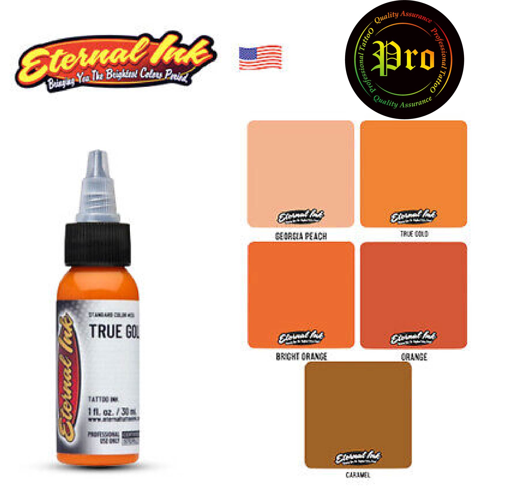 ETERNAL TATTOO INK สีสัก ETERNAL TATTOO INK 1oz หมึกสักอีเทอนอล 1 ออนซ์ 1 ออนซ์