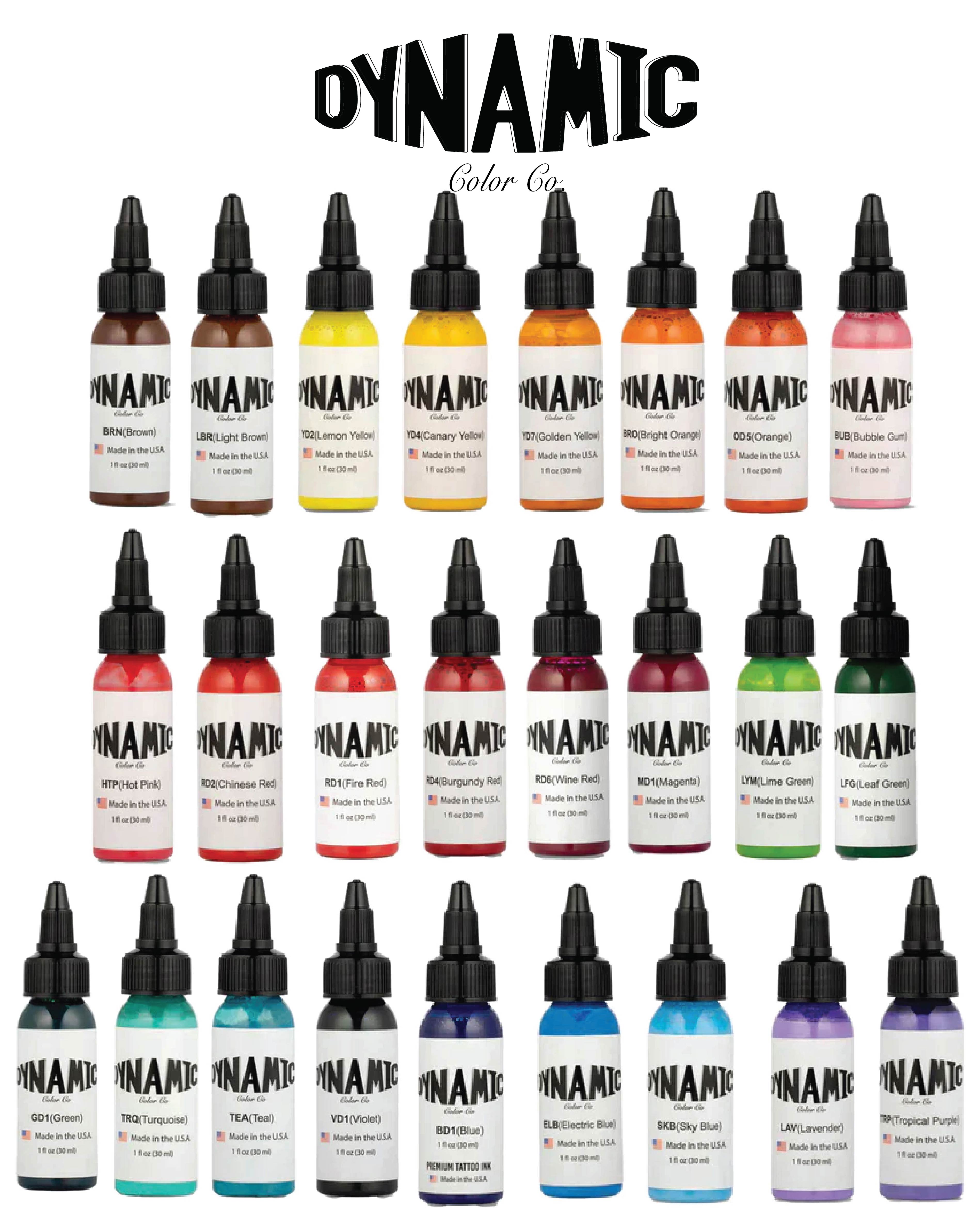Dynamic Tattoo Ink 1oz Dynamic Tattoo Ink 1oz
