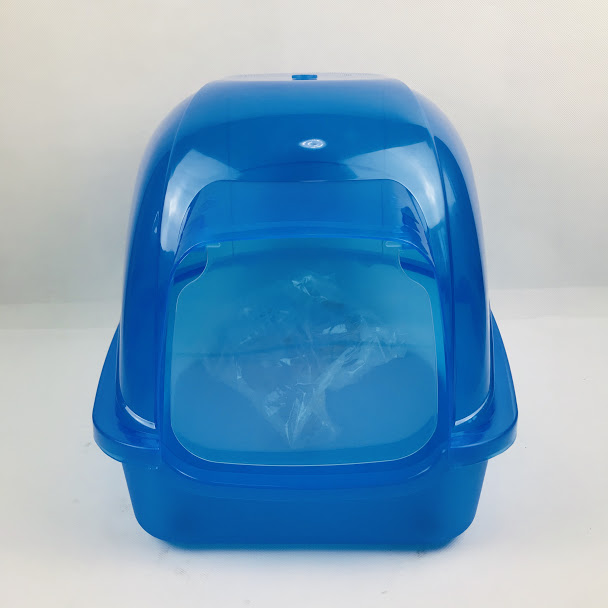 K/P ห้องน้ำแมวโดมใส 30x45x35 ซม.