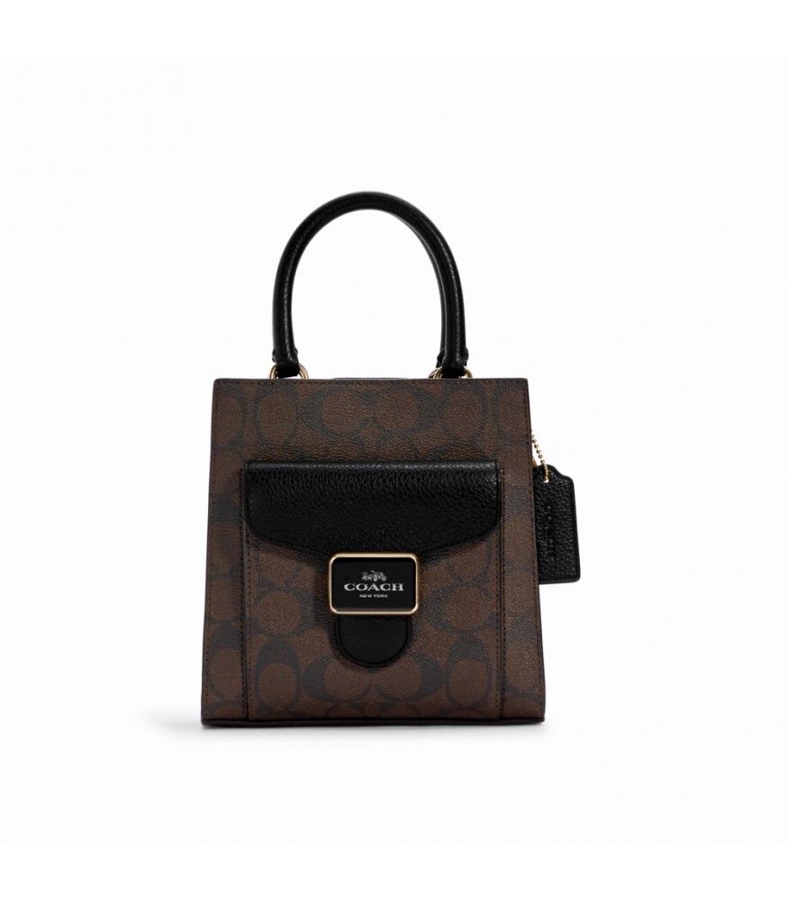 กระเป๋าสะพายข้าง COACH C9867 MINI PEPPER CROSSBODY IN SIGNATURE CANVAS [C7228IMAA8]